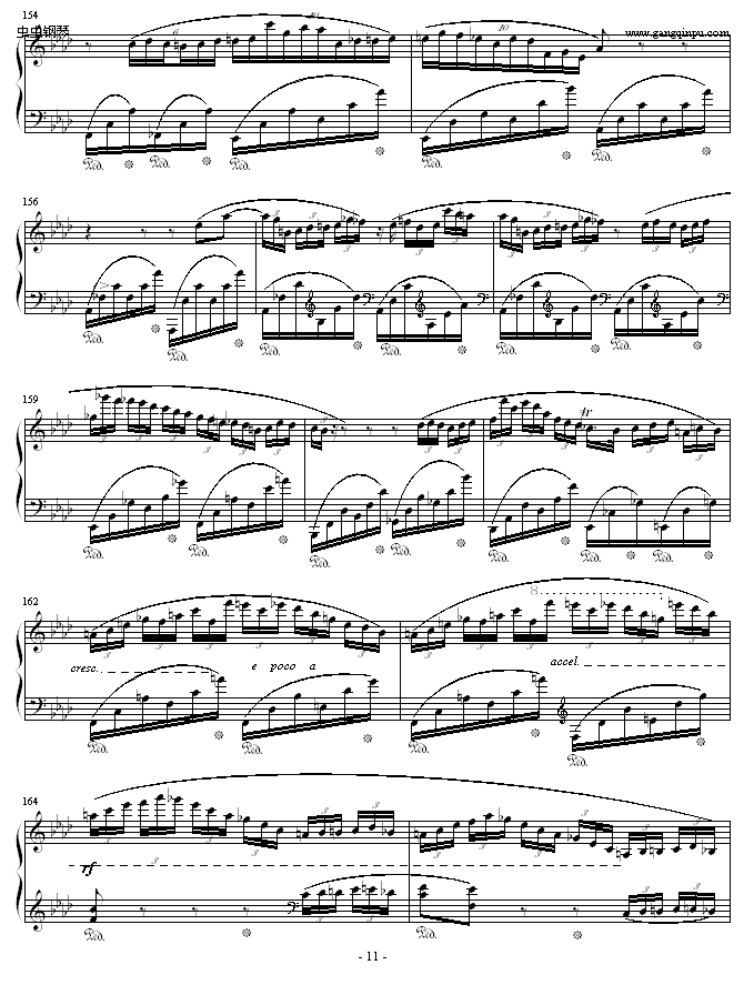 肖邦F小调第4叙事曲钢琴曲谱（图11）