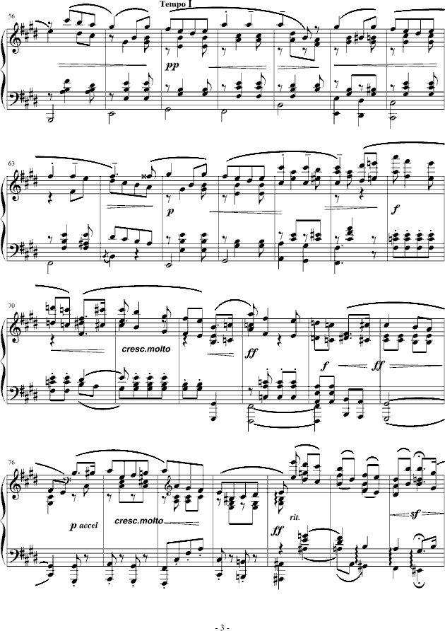 爱之颂钢琴曲谱（图3）