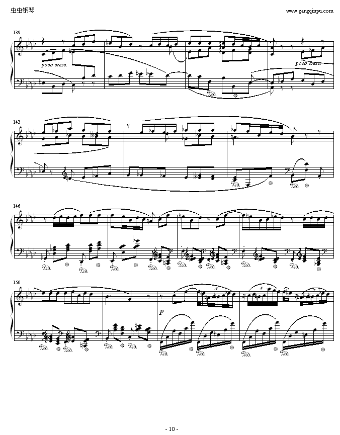 肖邦F小调第4叙事曲钢琴曲谱（图10）