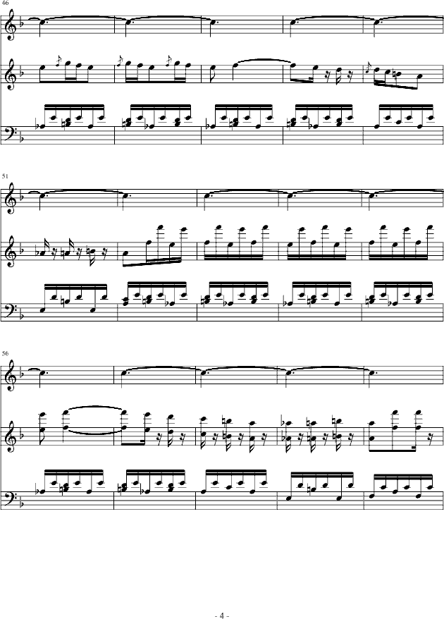 暴风雨-贝多芬钢琴曲谱（图4）