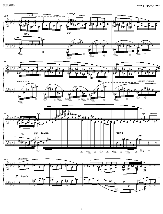 肖邦F小调第4叙事曲钢琴曲谱（图9）