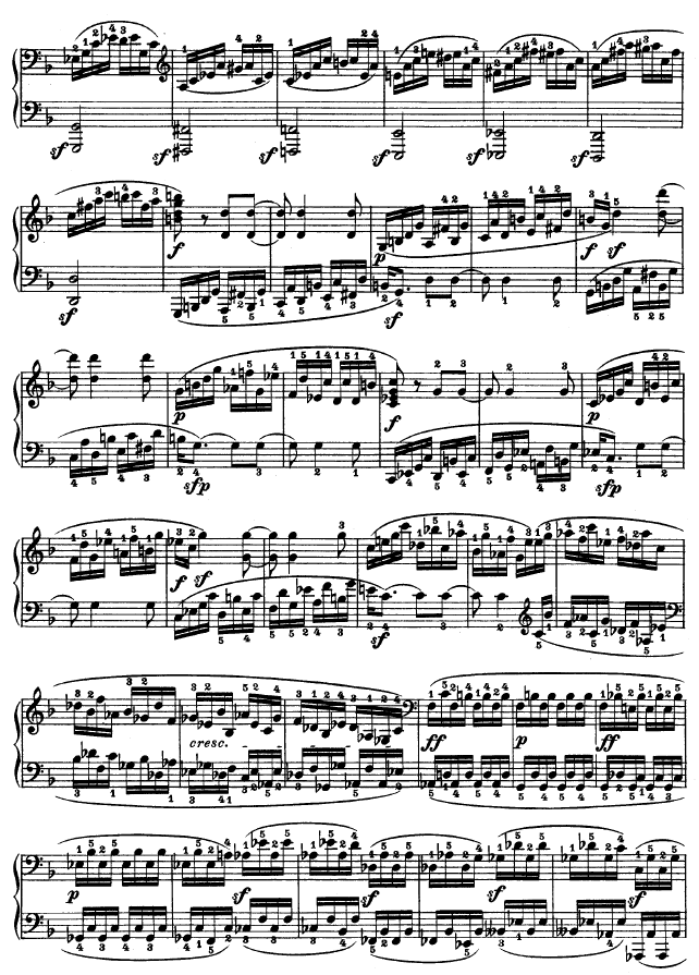 第二十二钢琴奏鸣曲-Op.54钢琴曲谱（图8）