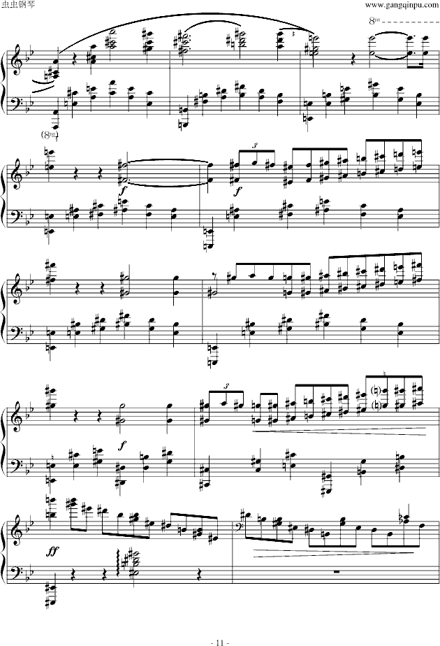 G小调叙事曲钢琴曲谱（图11）