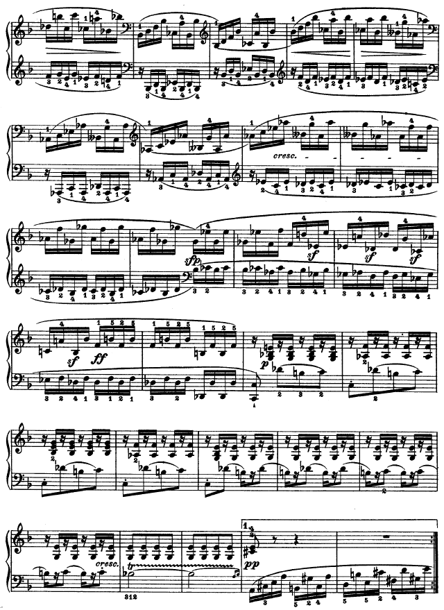第二十二钢琴奏鸣曲-Op.54钢琴曲谱（图11）