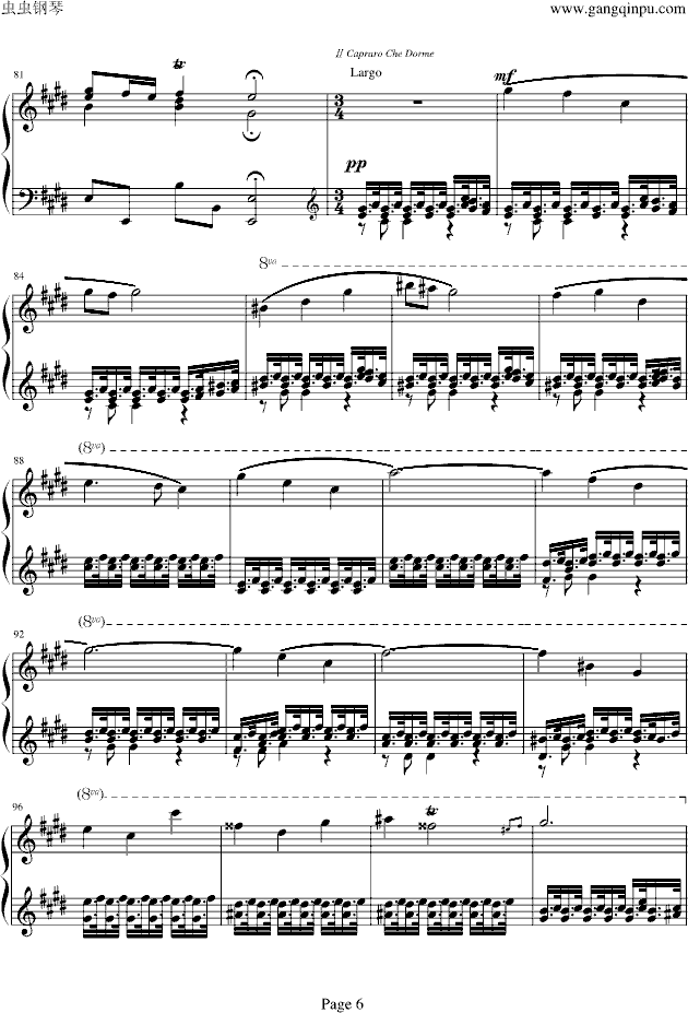 四季·春钢琴曲谱（图6）