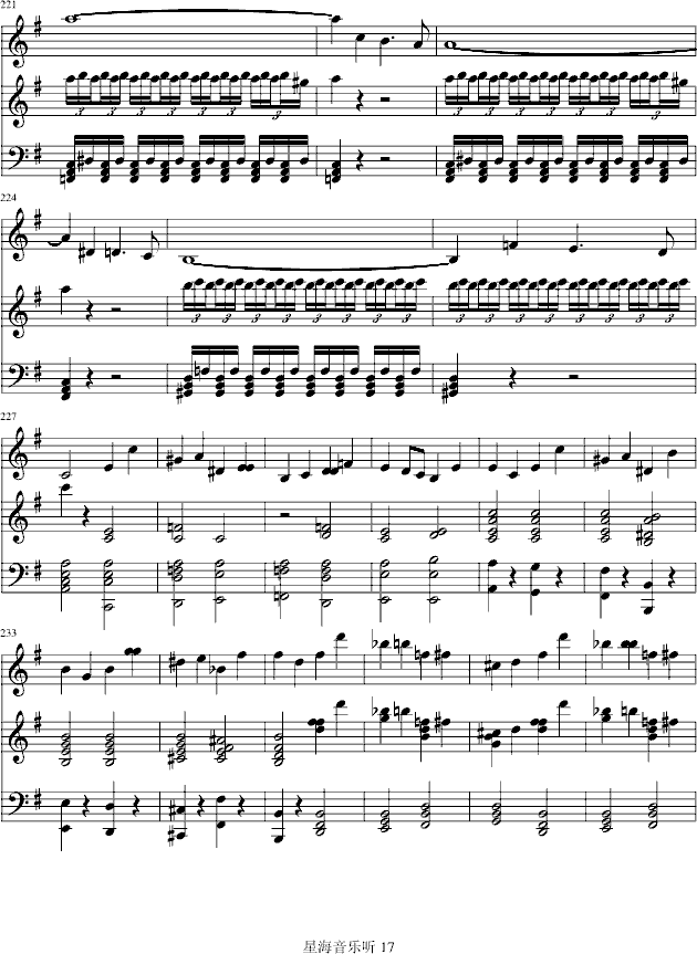 e小调小提琴协奏曲钢琴曲谱（图17）