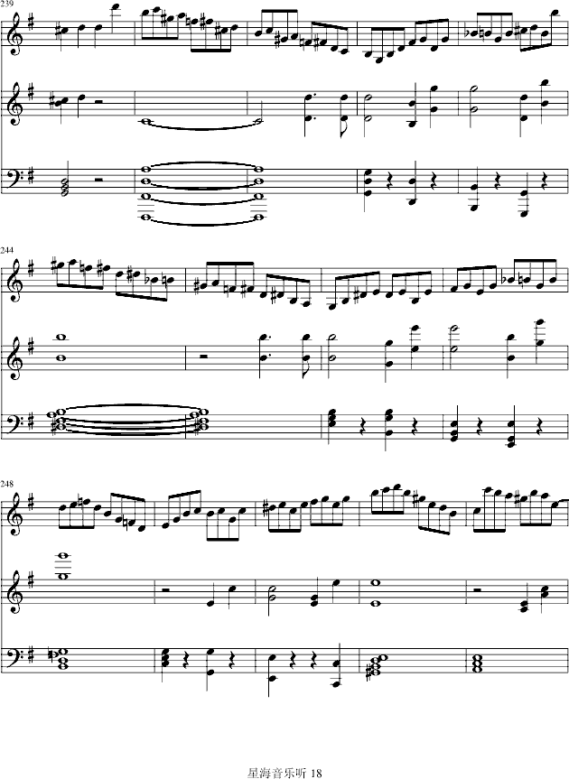 e小调小提琴协奏曲钢琴曲谱（图18）