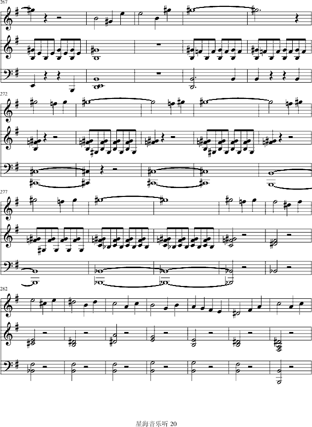 e小调小提琴协奏曲钢琴曲谱（图20）