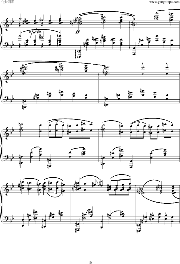 G小调叙事曲钢琴曲谱（图10）