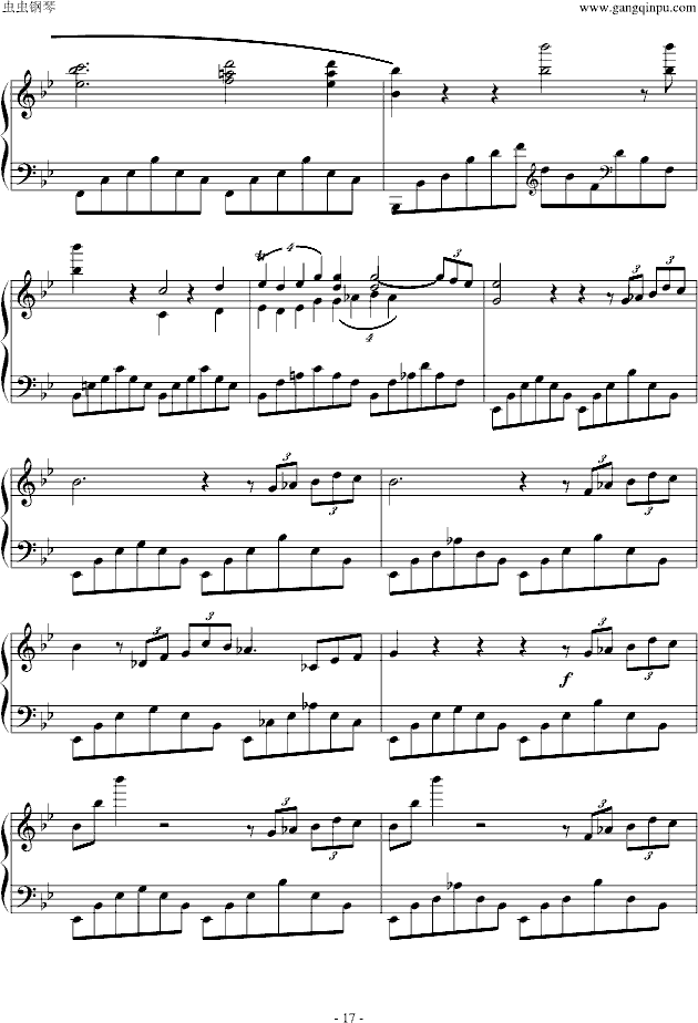 G小调叙事曲钢琴曲谱（图17）