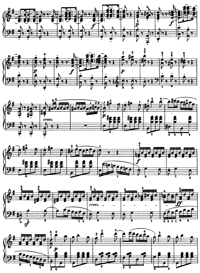 第十六钢琴奏鸣曲-（Op.31 No.1）钢琴曲谱（图6）