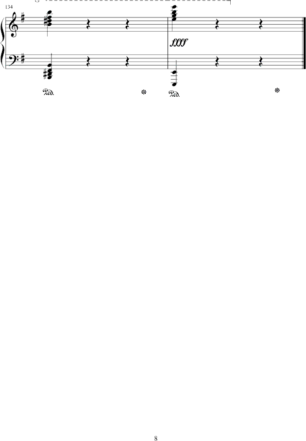 e小调圆舞曲钢琴曲谱（图8）