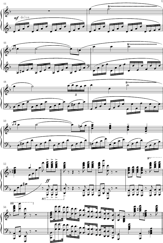 NOSTRADAMUS钢琴曲谱（图4）