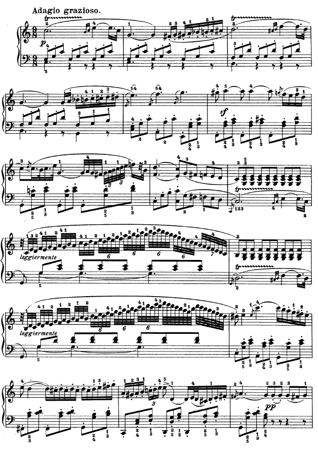 第十六钢琴奏鸣曲-（Op.31 No.1）钢琴曲谱（图9）