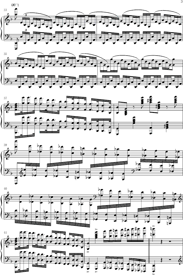 NOSTRADAMUS钢琴曲谱（图3）