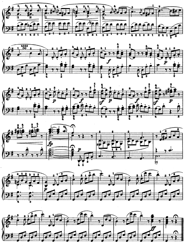 第十九钢琴奏鸣曲-（Op.49 No.1）钢琴曲谱（图8）