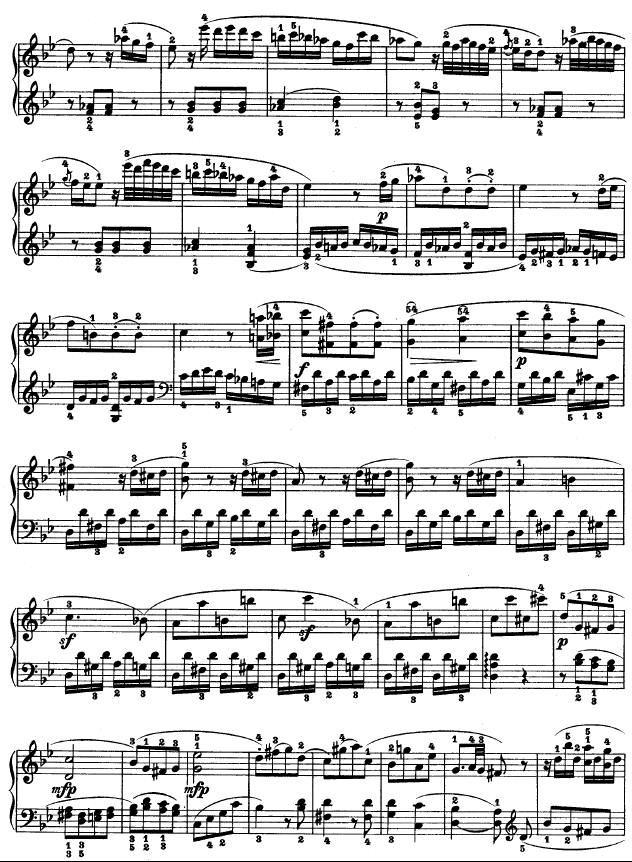 第十九钢琴奏鸣曲-（Op.49 No.1）钢琴曲谱（图2）