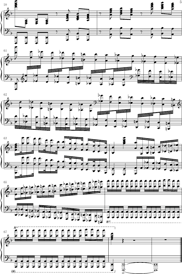 NOSTRADAMUS钢琴曲谱（图5）