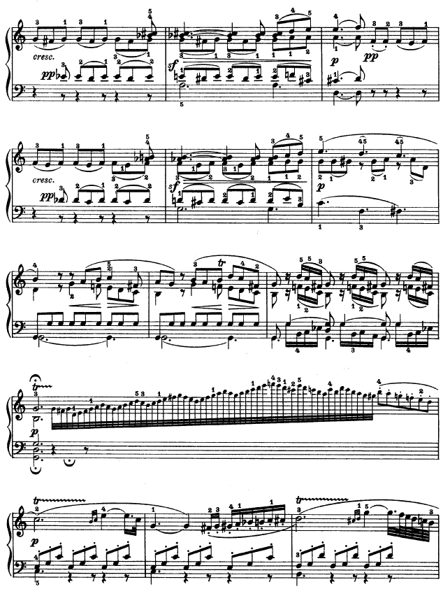 第十六钢琴奏鸣曲-（Op.31 No.1）钢琴曲谱（图10）