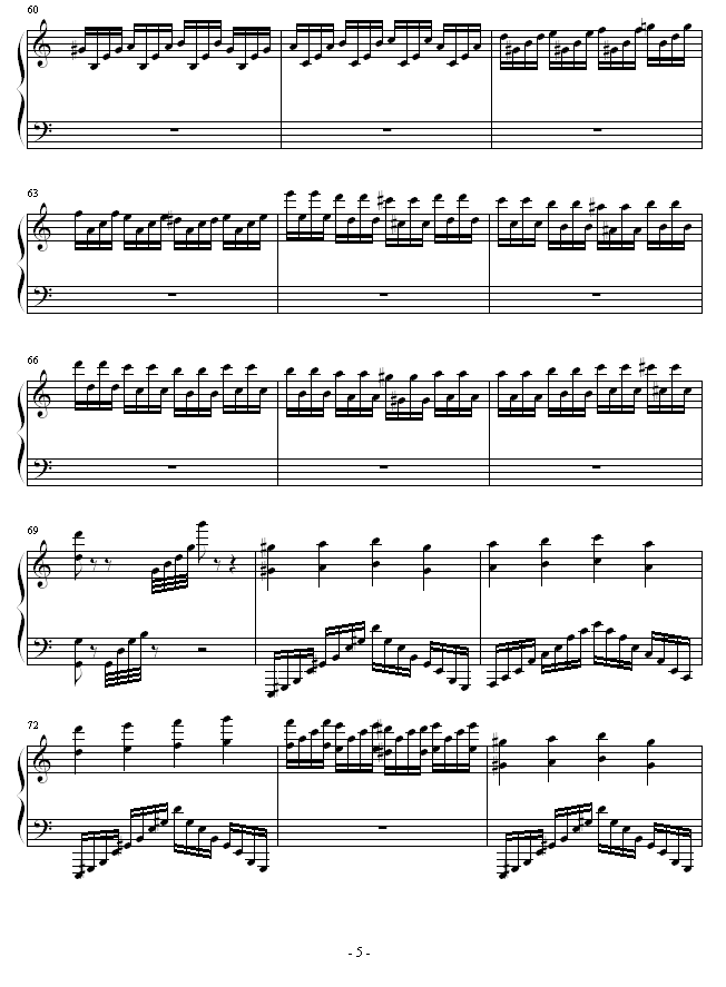 新乐园钢琴曲谱（图5）