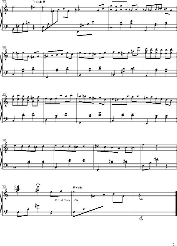 Teardrop Waltz钢琴曲谱（图2）