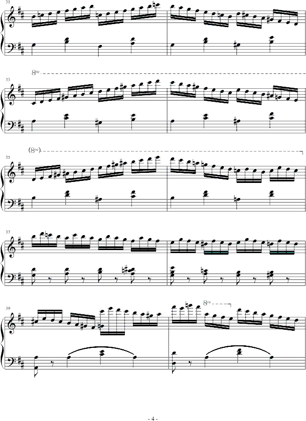 练习曲-Op.740 No.3钢琴曲谱（图4）
