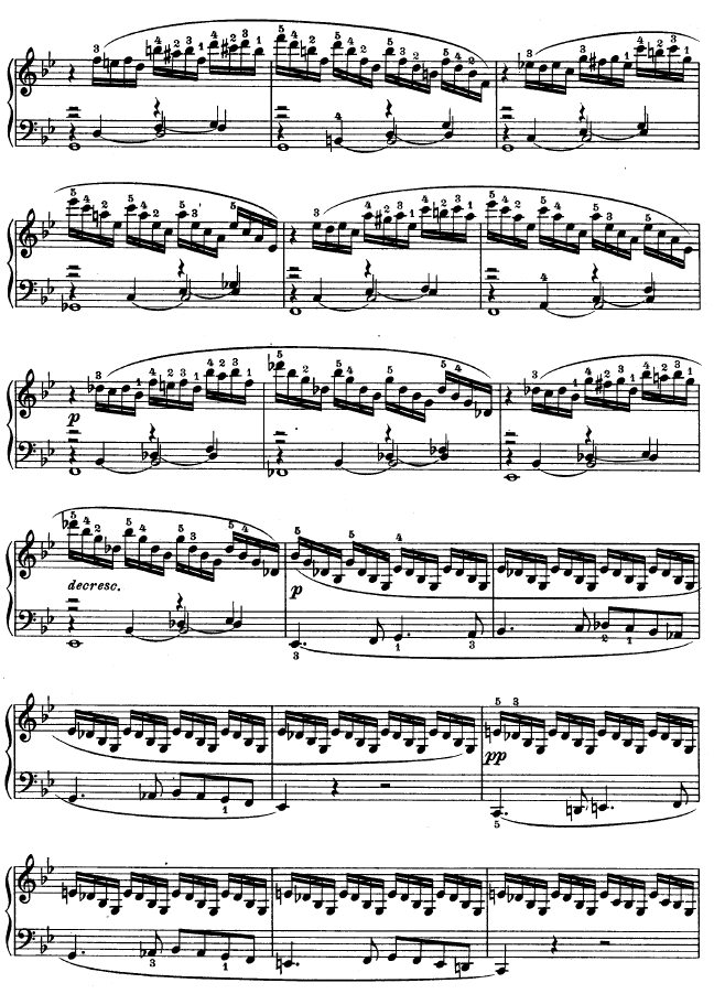 第十一钢琴奏鸣曲-op.22钢琴曲谱（图5）
