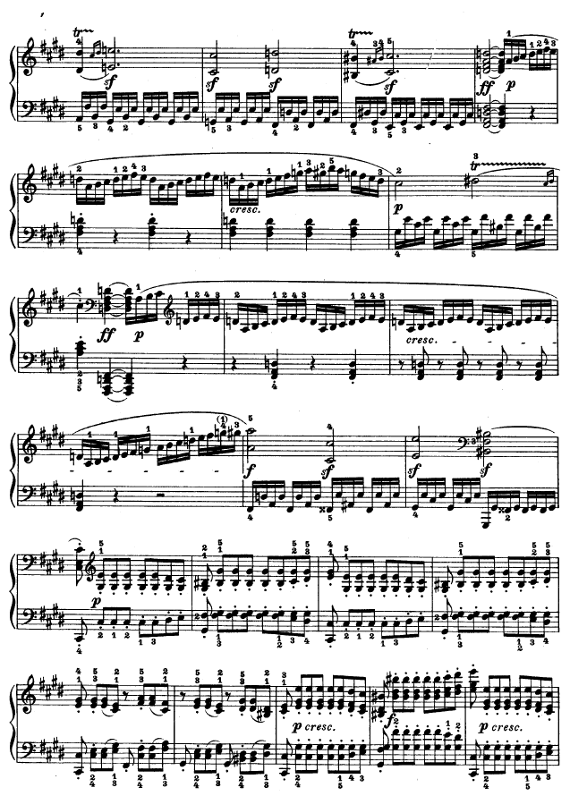 第十四钢琴奏鸣曲-《月光曲》-（Op.27 No.2）钢琴曲谱（图11）