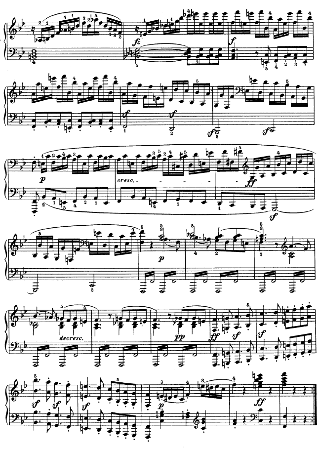 第十一钢琴奏鸣曲-op.22钢琴曲谱（图3）