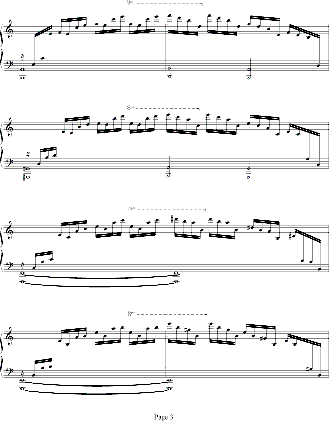 练习曲Op.10 No.1钢琴曲谱（图3）