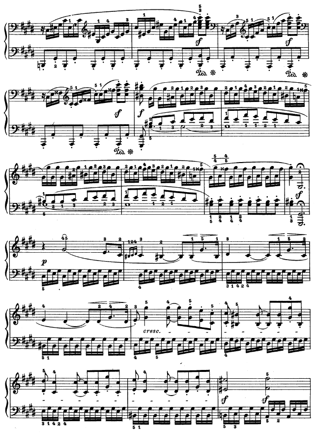 第十四钢琴奏鸣曲-《月光曲》-（Op.27 No.2）钢琴曲谱（图10）