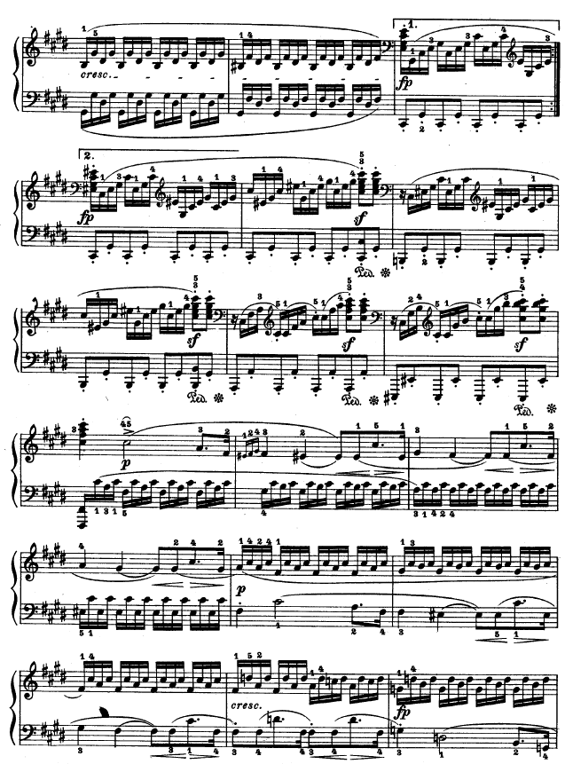 第十四钢琴奏鸣曲-《月光曲》-（Op.27 No.2）钢琴曲谱（图8）