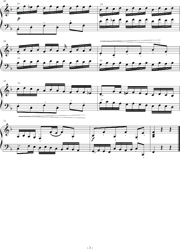二部创意曲-NO.8钢琴曲谱（图3）