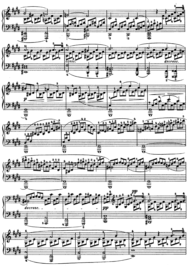 第十四钢琴奏鸣曲-《月光曲》-（Op.27 No.2）钢琴曲谱（图2）