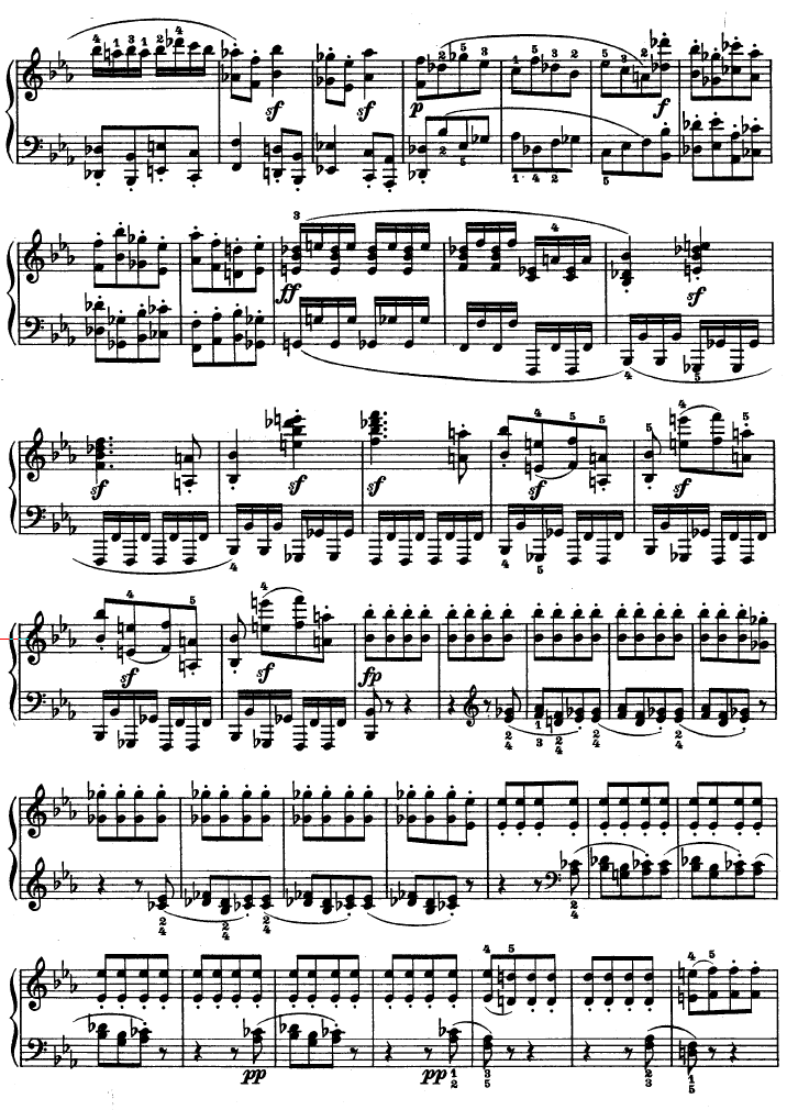 第十三钢琴奏鸣曲-（Op.27 No.1）钢琴曲谱（图12）