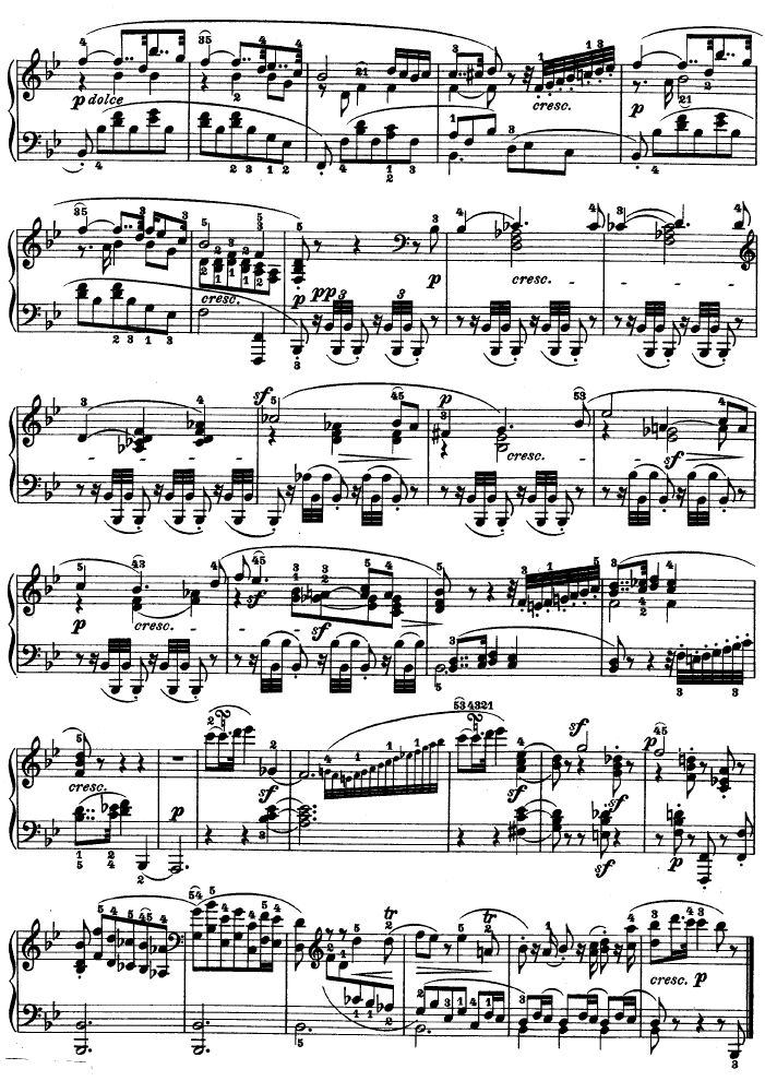 暴风雨-d小调第十七钢琴奏鸣曲 - Op.31—2钢琴曲谱（图11）