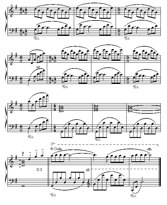 童年的回忆钢琴曲谱（图4）