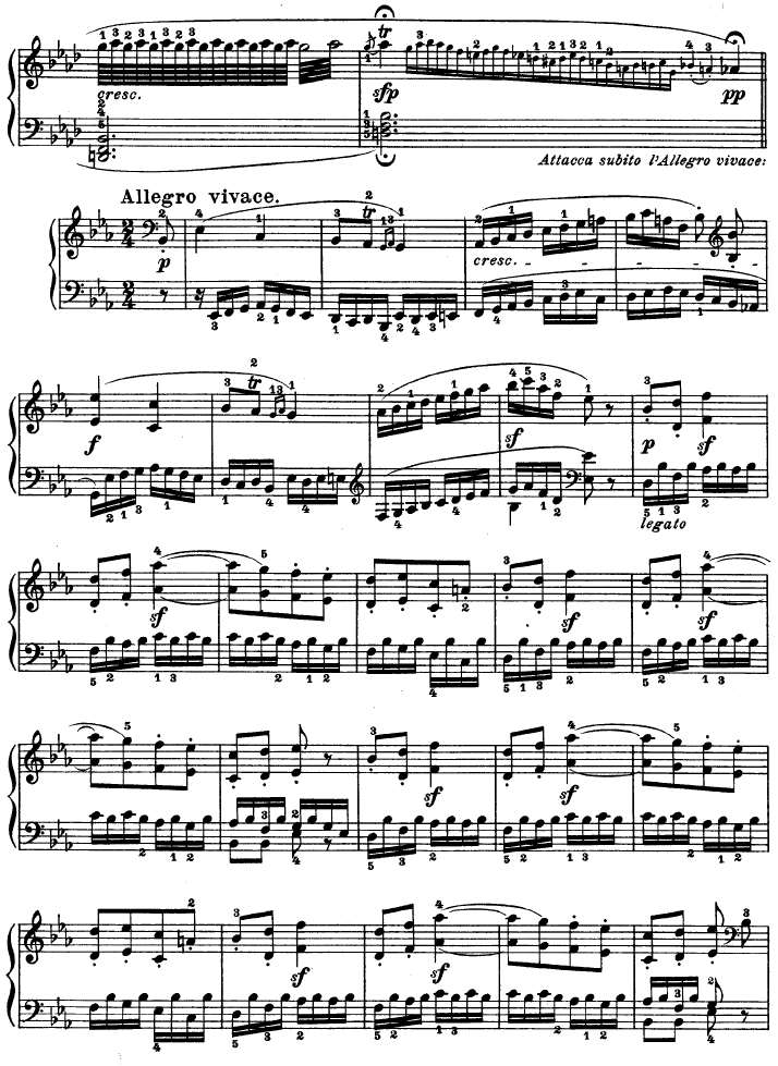 第十三钢琴奏鸣曲-（Op.27 No.1）钢琴曲谱（图8）