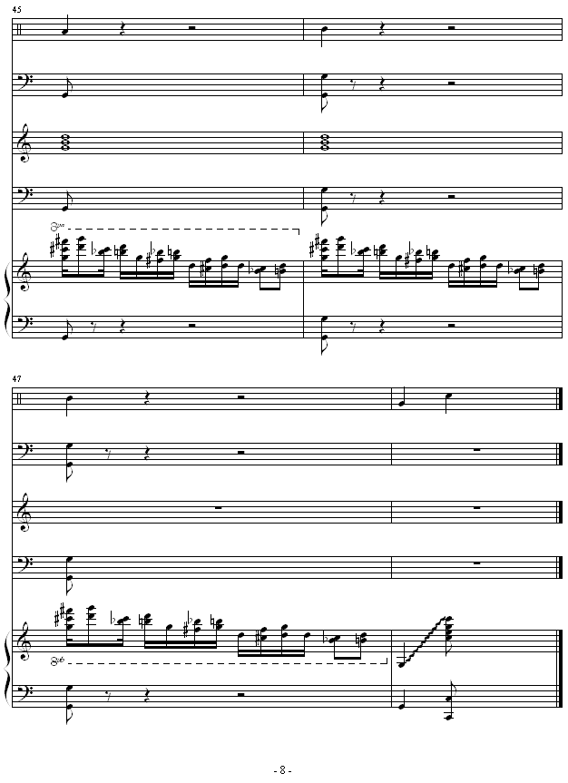 怀念的旋律 -总谱钢琴曲谱（图8）
