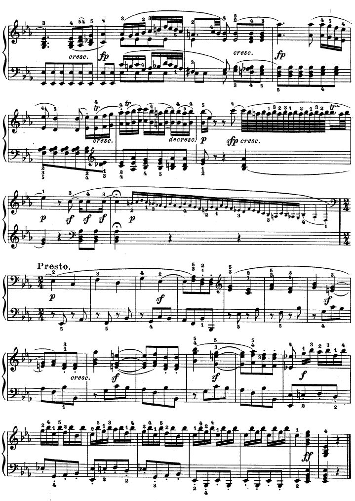 第十三钢琴奏鸣曲-（Op.27 No.1）钢琴曲谱（图16）