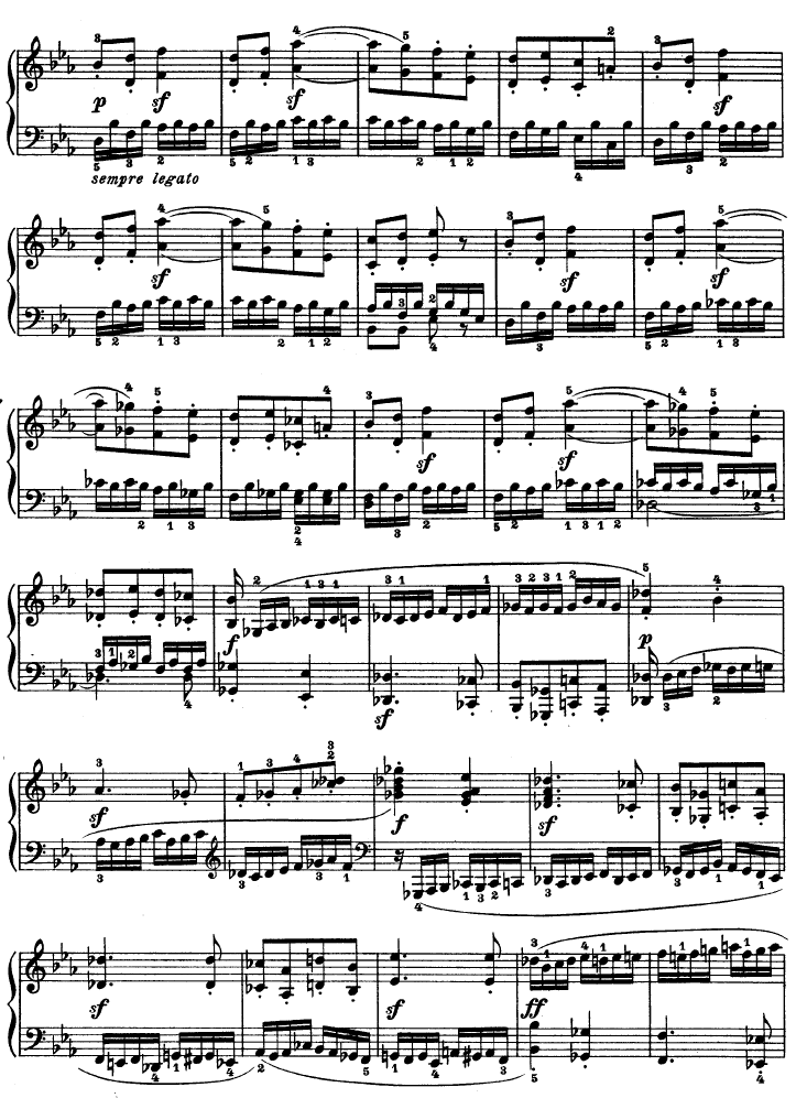 第十三钢琴奏鸣曲-（Op.27 No.1）钢琴曲谱（图11）