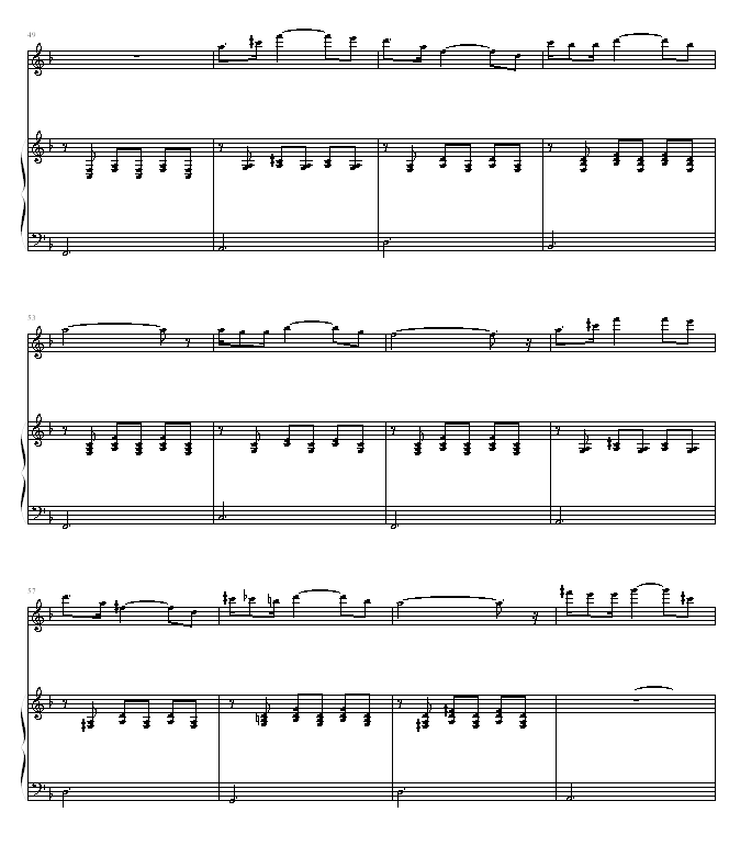 舒伯特小夜曲钢琴曲谱（图5）