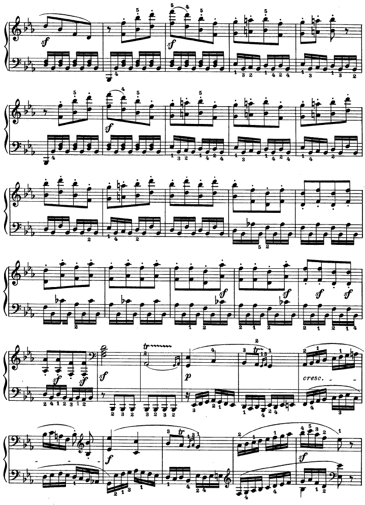 第十三钢琴奏鸣曲-（Op.27 No.1）钢琴曲谱（图10）