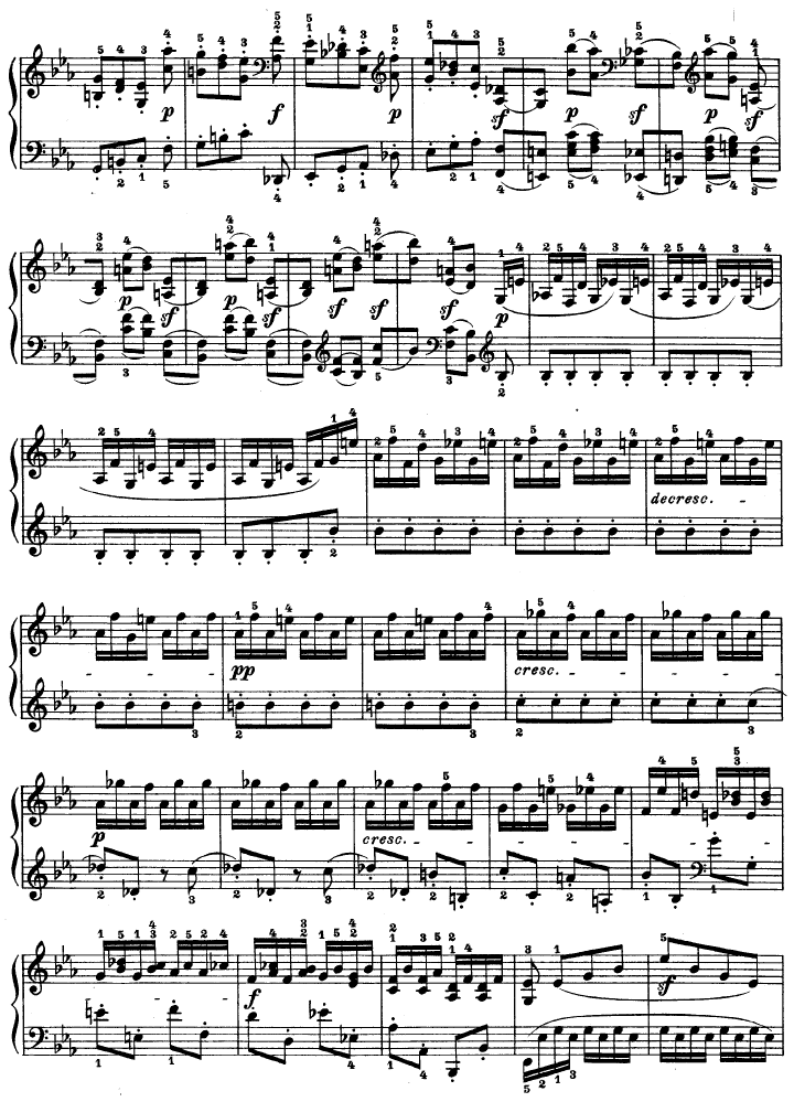 第十三钢琴奏鸣曲-（Op.27 No.1）钢琴曲谱（图14）