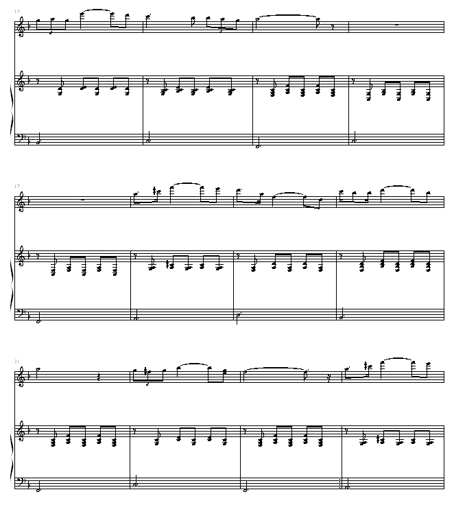 舒伯特小夜曲钢琴曲谱（图2）