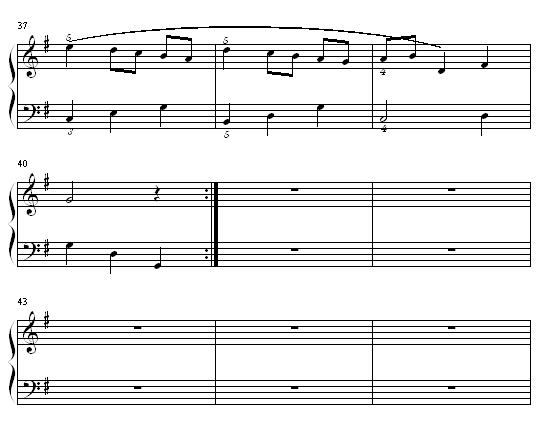 小步舞曲-(No.3)钢琴曲谱（图4）