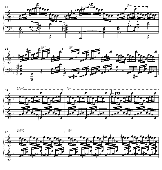 F大调练习曲钢琴曲谱（图5）