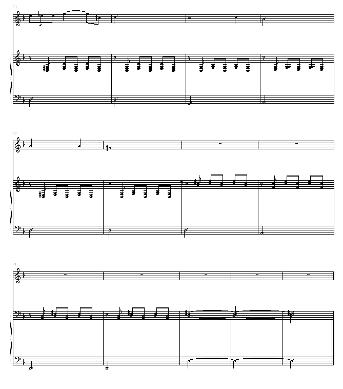 舒伯特小夜曲钢琴曲谱（图7）