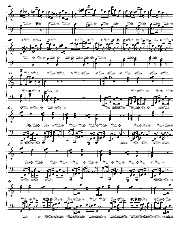 小星星变奏曲钢琴曲谱（图6）
