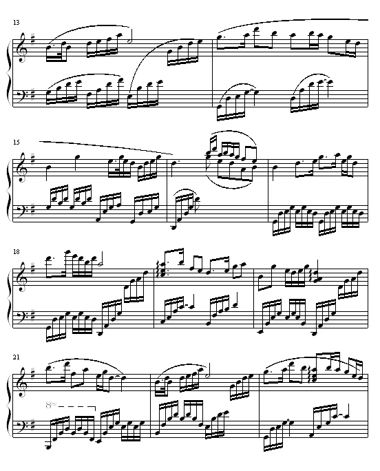 梁祝 - (市谱校正版)钢琴曲谱（图2）